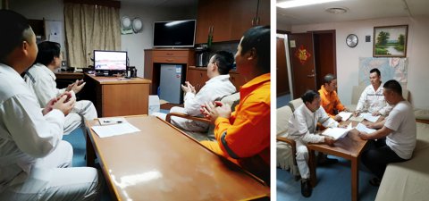 筑牢“浮动国土”上的战斗堡垒    泰州轮、福州轮党支部召开专题组织生活会